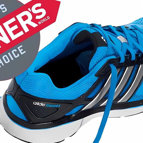 Adidas Supernova Glide 6 used running shoes size 44 2/3 blue