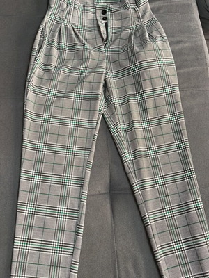 Pants size S 36 8 gray like new, high waist