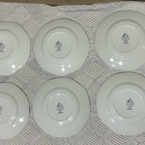 Santa Clara plates like new, pack of 6, 20cm diameter