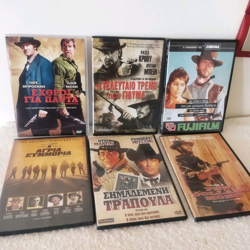 Classic Western DVD set of 6 movies like new with subtitles
