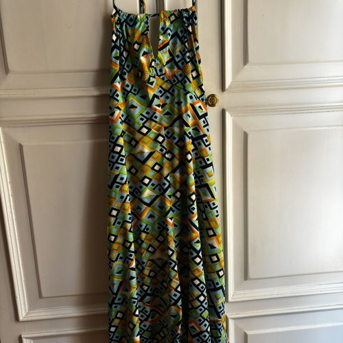 Halter dress Y2K by Nassis, like new, multicolor, size XXXL