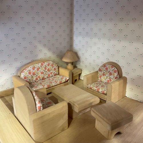 Plan Toys Wooden Dollhouse like new