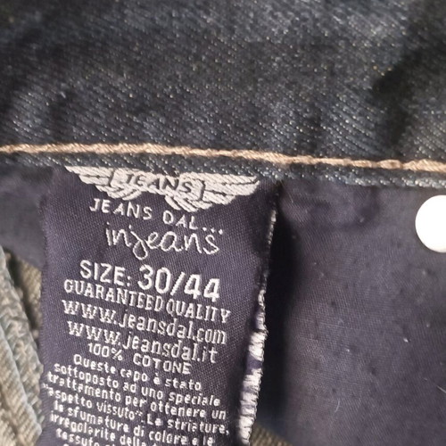 Mens jeans No30 used, 100% cotton, black and blue