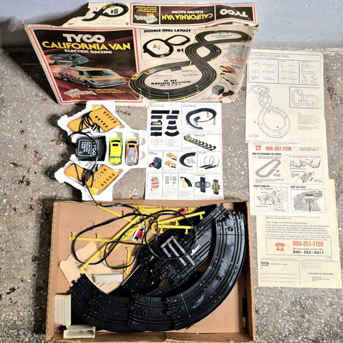 Tyco California Van Electric Racing set used