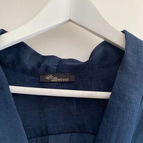 Secret sleeveless blouse L, black and blue
