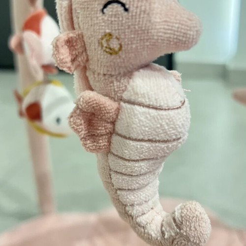 Little Dutch Ocean Pink Baby Activity Gym like new