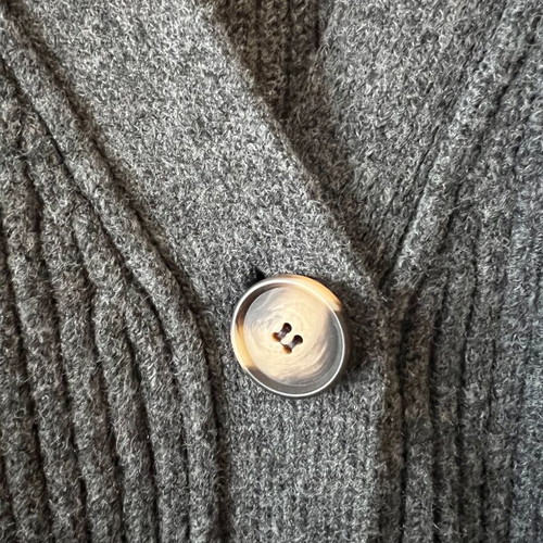 H&M knitted cardigan gray like new, size L