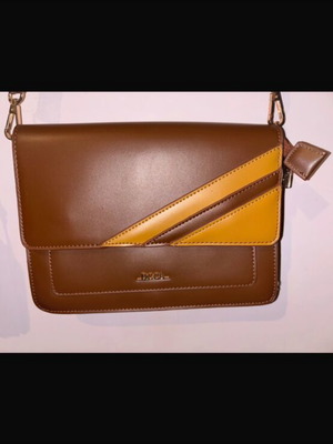 Doca shoulder bag, beige and brown