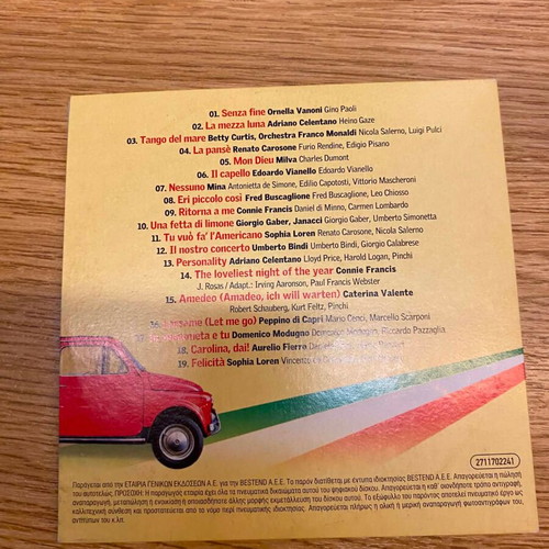 Italian music CD pack of 4, like new