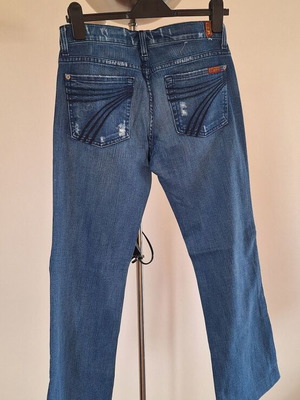 7 For All Mankind Dojo Flare Denim Τζιν Σαν Καινούργιο Μπλε S/M