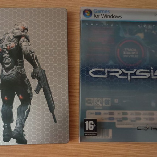 Crysis Special Edition PC DVD like new, collectible edition with bonus features