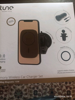 Magsafe Tune Harmony 15W Wireless Car Charger Black new