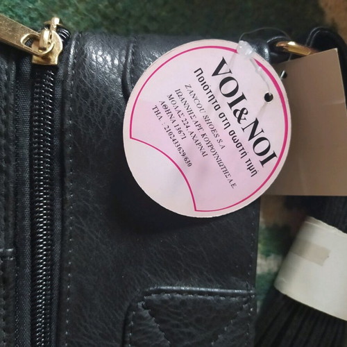 Voi&Noi leather crossbody bag new, black