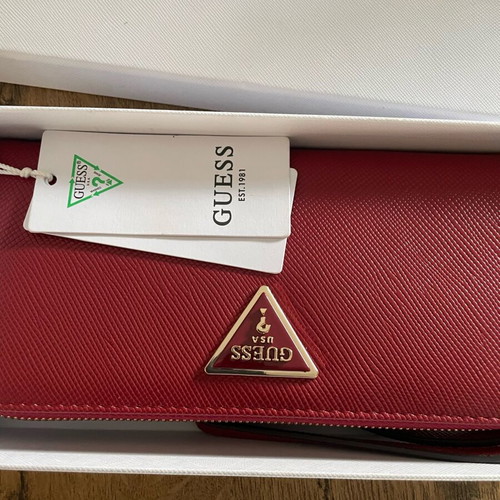 Guess wallet new, red