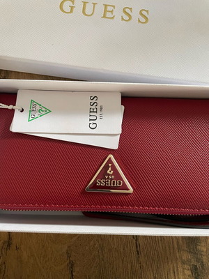 Guess wallet new, red