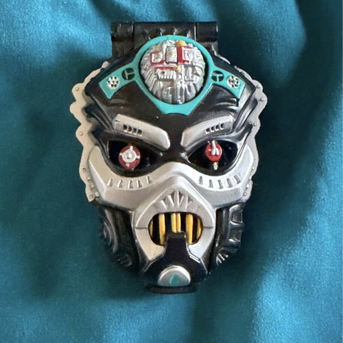 Mighty Max horror head against robot droid invader set like new with 3 figures