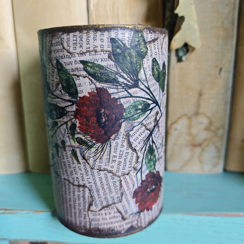 DIY Vintage Pencil Holder-Jar like new