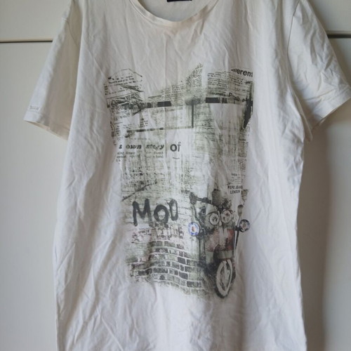 Pepe Jeans T-shirt like new, XXL white and black