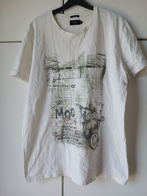 Pepe Jeans T-shirt like new, XXL white and black