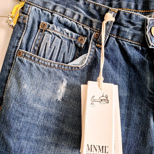 MNML men's slim fit jeans new, size 33, blue