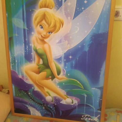 Fairy wall art for children's room like new 0.94x0.64