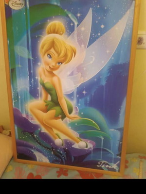 Fairy wall art for children's room like new 0.94x0.64