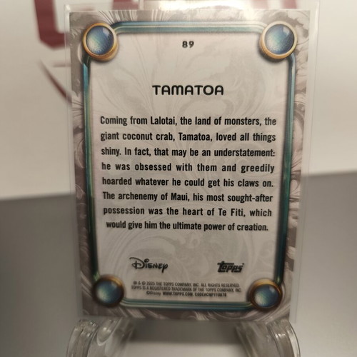 Tamatoa 2025 Topps Disney Wonder #89 Card Moana new