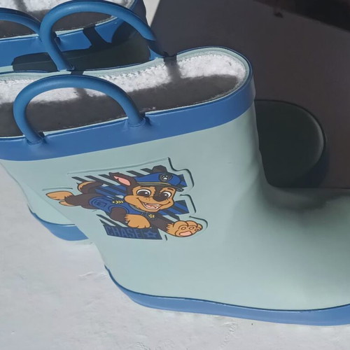 Paw Patrol rain boots used, Chase, size 27, blue