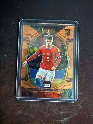Adam Hlozek RC Orange Prizm 2022-23 Select FIFA card new