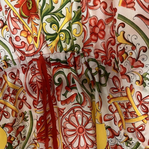 Dress with shirring, new, one size