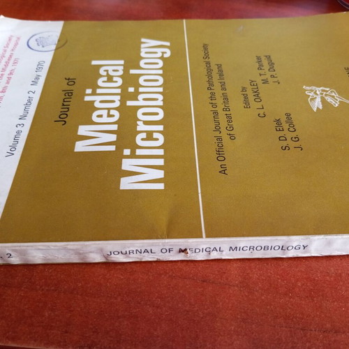 Journal of Medical Microbiology used, volume 3 number 2 May 1970