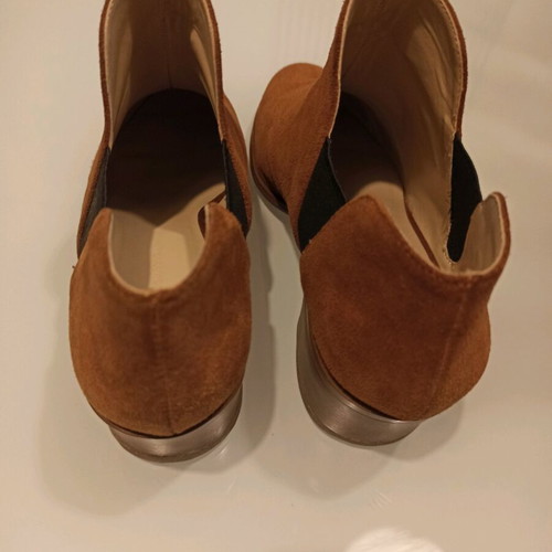 ZARA leather ankle boots size 41 like new