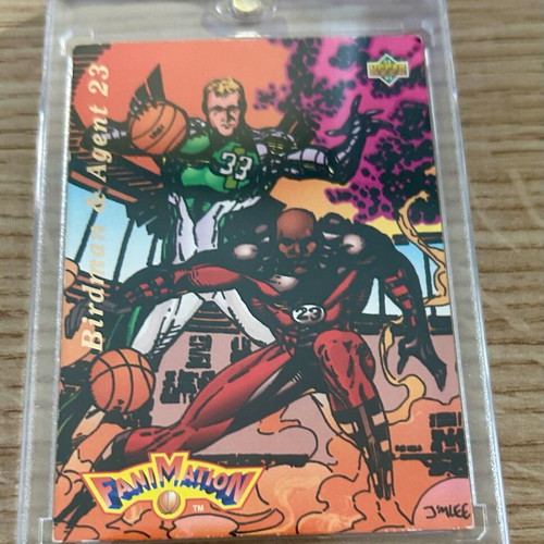 Michael Jordan Agent 23 vs Birdman Upper Deck NBA 1993 card used