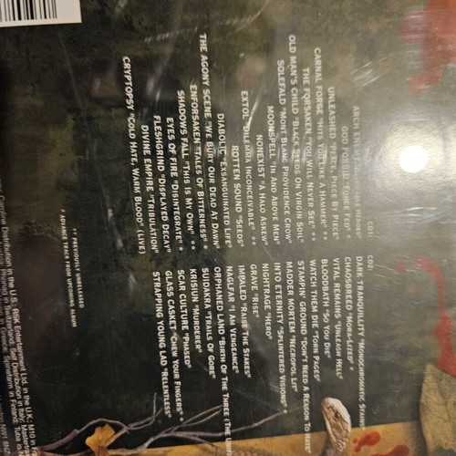 In the Eyes of Death collection 2 CDs like new, metal