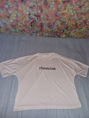 Short Sleeve Top like new, size M, beige