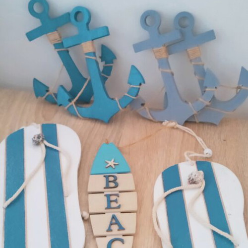 Wooden summer decorative set new
