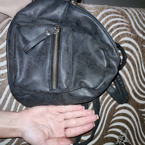 Small backpack used with small and large pocket