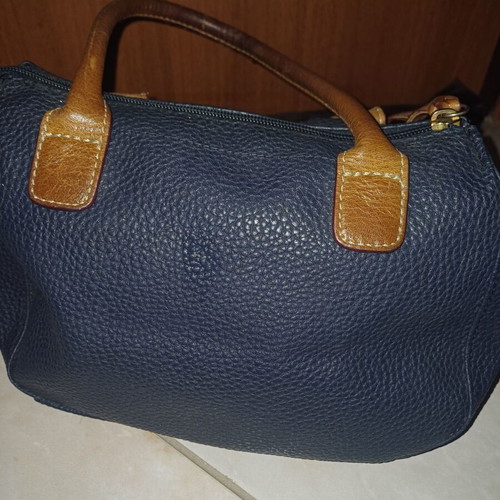 KEM handbag used, small size, blue