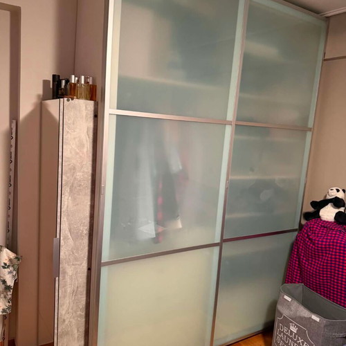 Indoor wardrobe with sliding doors, refurbished, 180x60x260 cm
