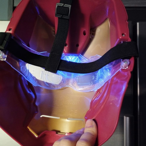 Ironman mask with sound and light like new