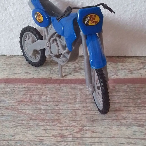Plastic miniature motocross MX dirt bike like new
