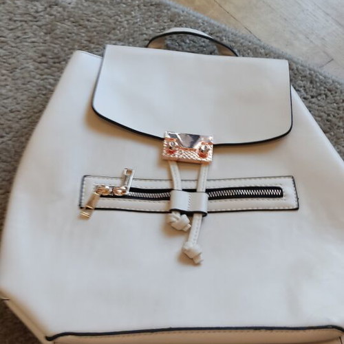 Backpack white-beige like new