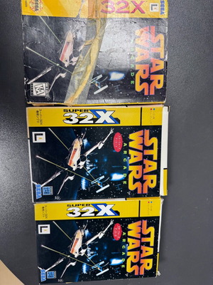 Sega 32X StarWars Arcade used, 2 Super 32X and 1 Genesis 32X