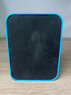 Plastic frame used, blue