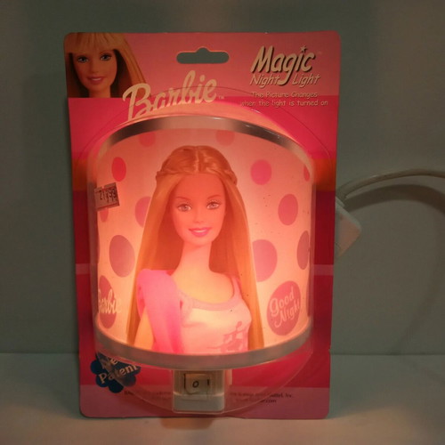 Mattel Barbie night light 1999 new European power 230V-50Hz