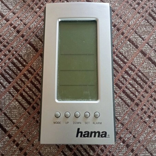 Digital bedside clock used, Hama