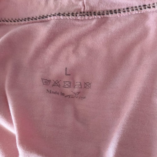 Nightgown and Robe Set Trendyol pink size Large like new cotton