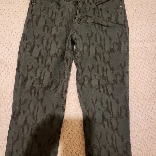 Armani Jeans women's medium black-gray elastic straight leg used like new
