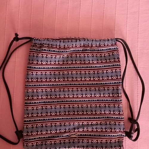 Backpack used, daily drawstring bag, multicolor Achilleas Accessories