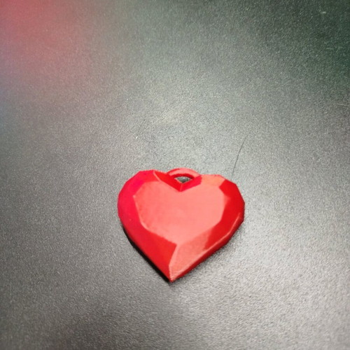 Heart keychain new with heart shape